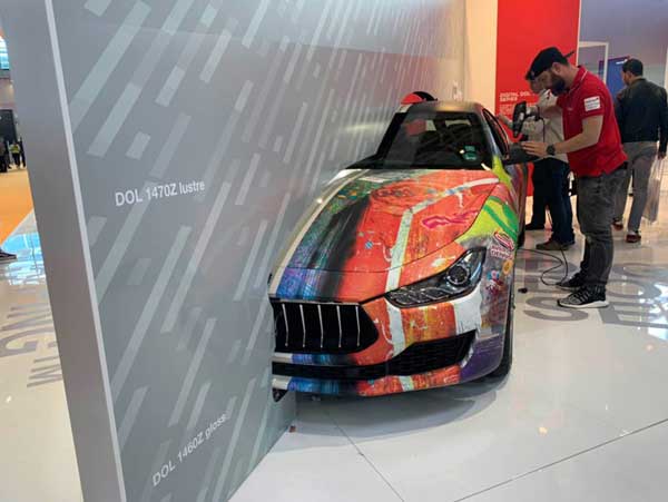 噴繪360私家車車身廣告制作